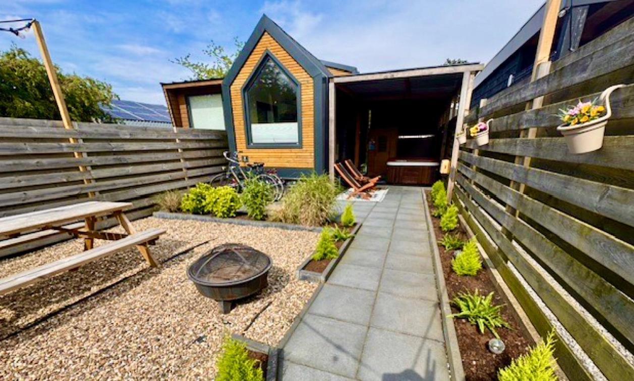 Tiny House With Sauna & Jacuzzi Near Amsterdam Vijfhuizen Eksteriør billede