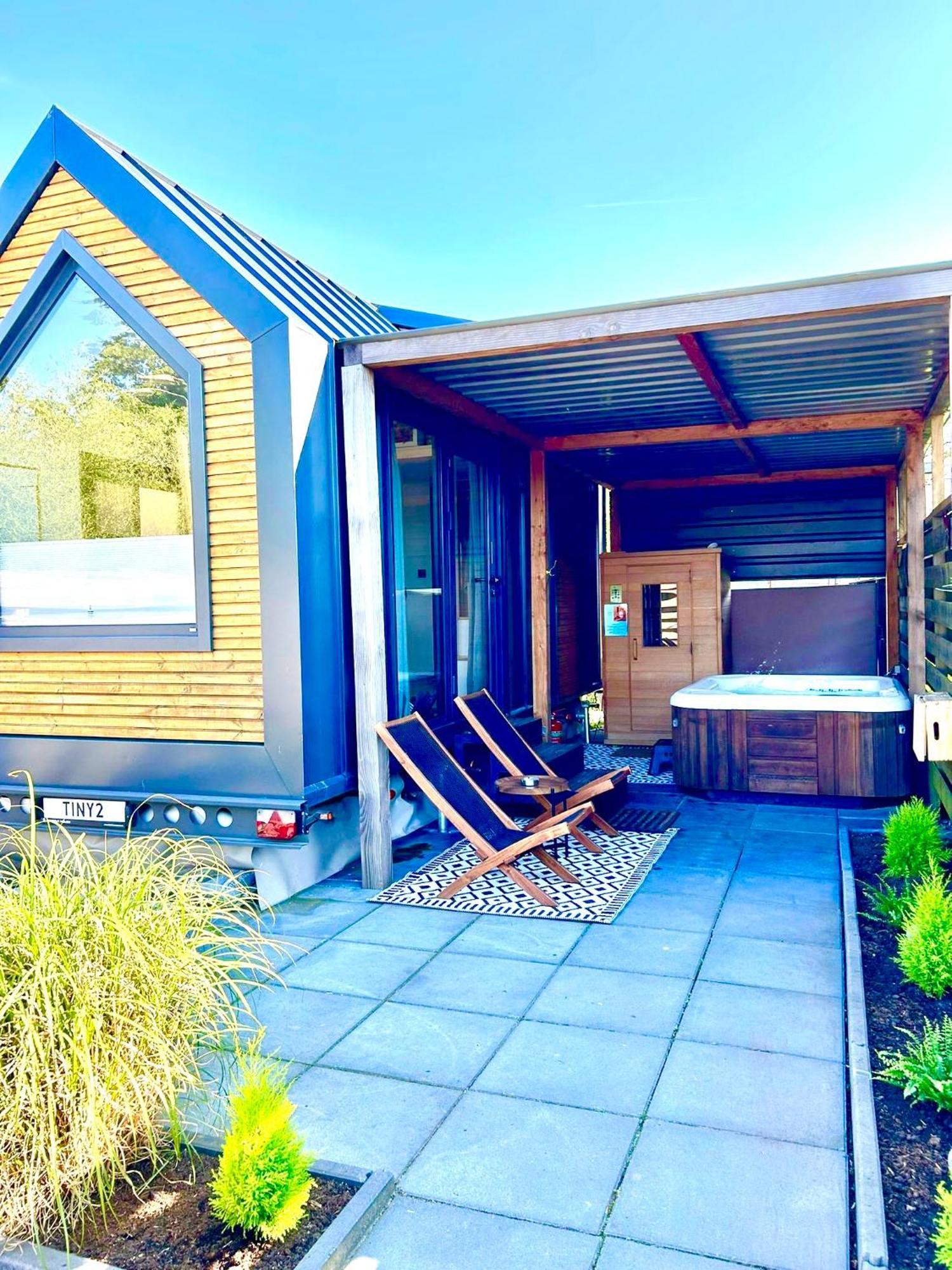 Tiny House With Sauna & Jacuzzi Near Amsterdam Vijfhuizen Eksteriør billede