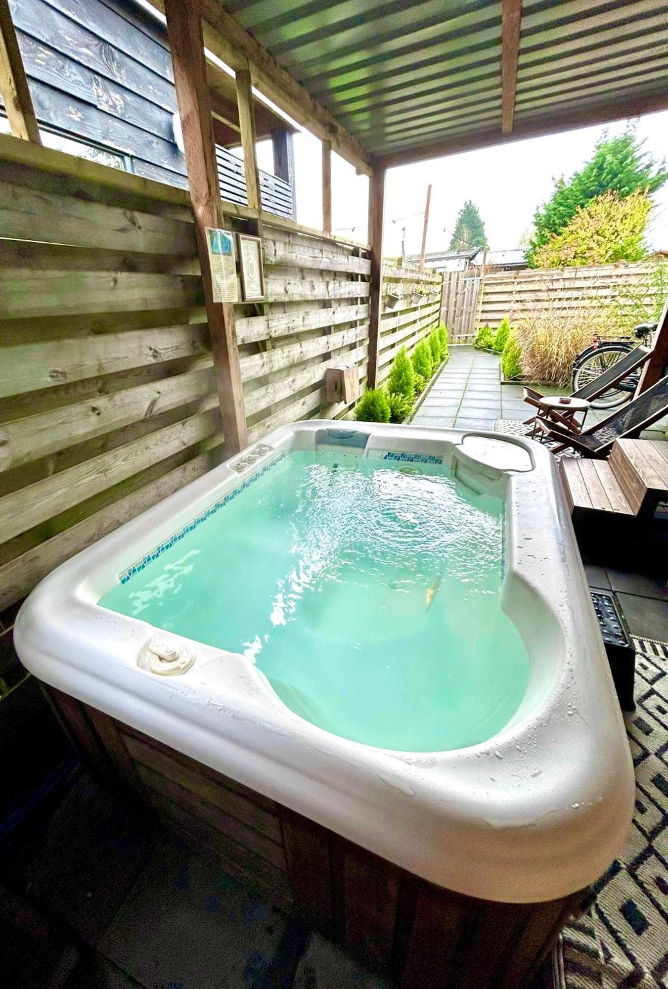 Tiny House With Sauna & Jacuzzi Near Amsterdam Vijfhuizen Eksteriør billede